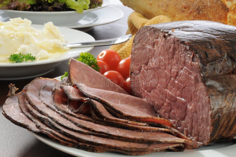 Beef pot roast stock photo. Image of sliced, mushroom 22902914