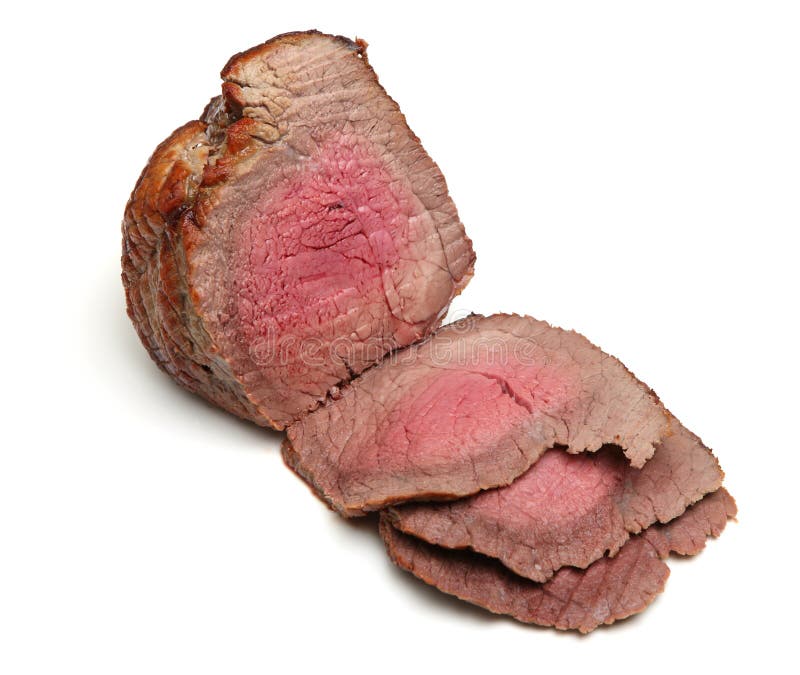 Roast Beef Joint stock photo. Image of slices, ready 33602086