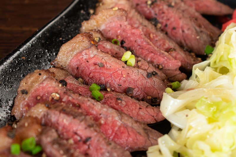 Roast beef stock photo. Image of pepper, closeup, cooked 254809722