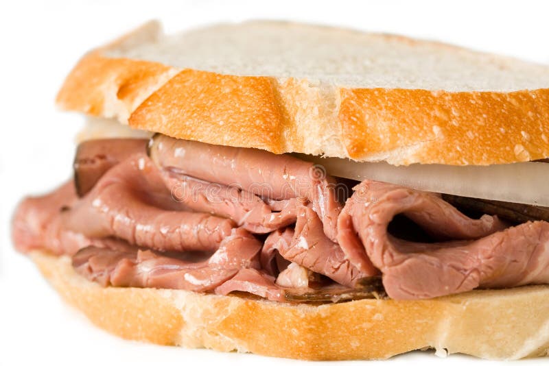 Roast Beef Sandwich royalty free stock images