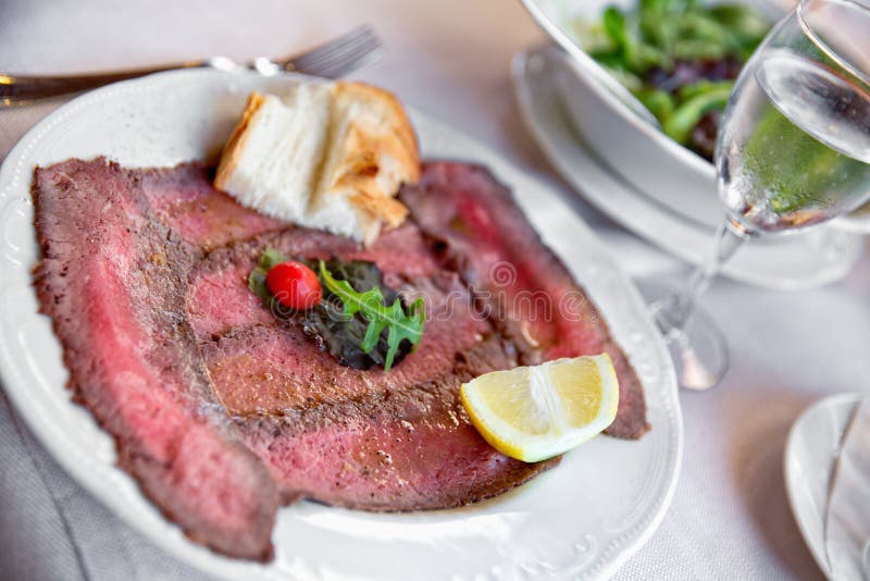 Roast beef Striploin stock image. Image of expensive 42921371