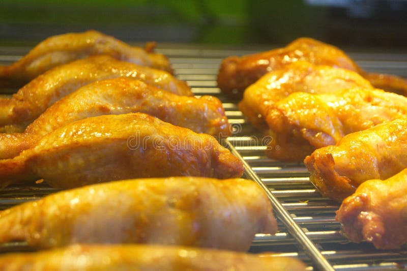 Roast chicken wings stock image. Image of food, hendl 79778321