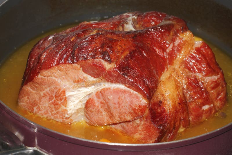 Roast cured pork stock image. Image of food, homemade 36703255