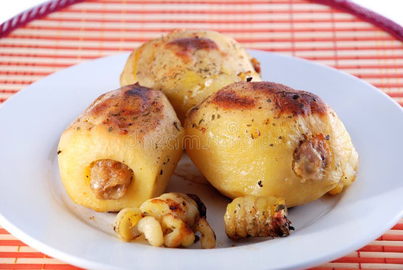 Potato gratin stock image. Image of table, ramekin, souffle 9946773