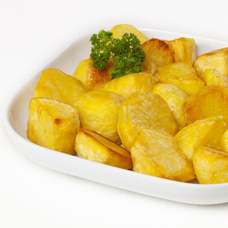 Roast Potatoes and Rosemary Stock Image Image of carbohydrate, square