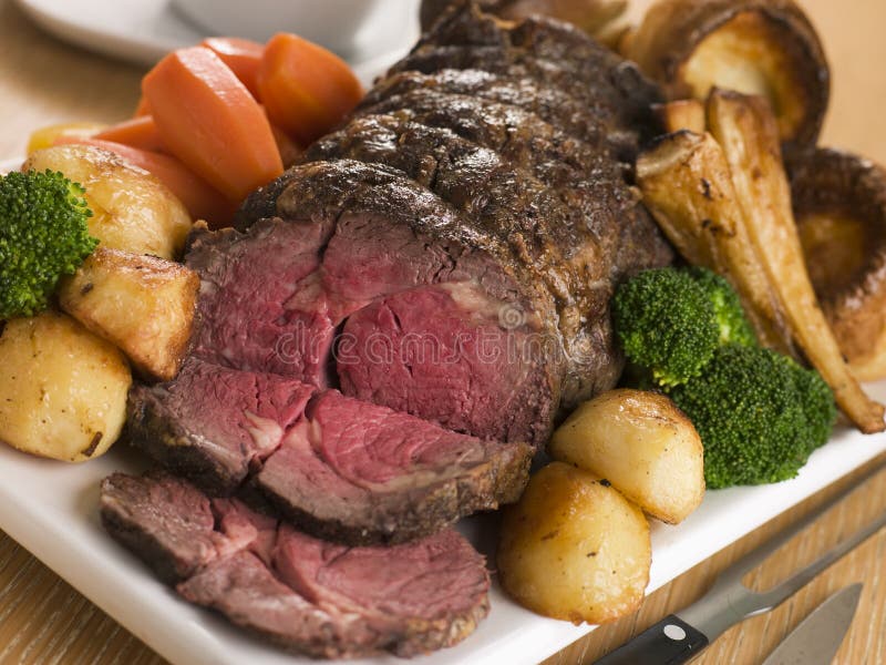 Arrosto di Rib eye di carni Bovine Britanniche con tutti i crismi.