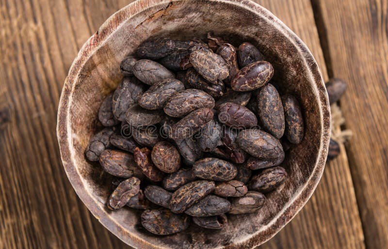Roasted Cacao Beans stock image. Image of natural, bean 69611379