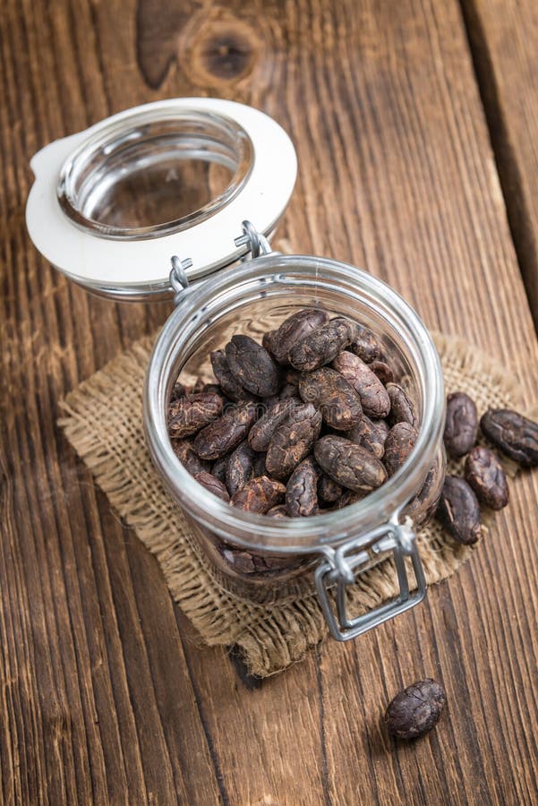 Roasted Cacao Beans stock image. Image of ingredients 69611379