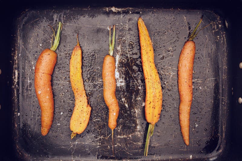 Roasted carrots stock photo. Image of roasted, vegetables 65764006
