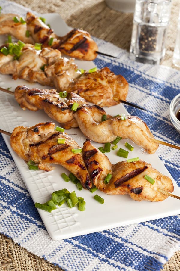 Roasted Chicken Kebab stock photo. Image of food, fresh 27719098