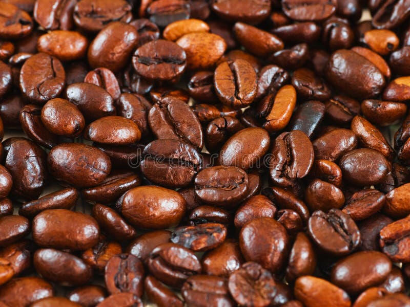 Roasted coffee beans stock photo. Image of caffeine, coffee 18930678