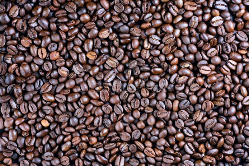 Roasted coffee beans stock image. Image of macro, taste 23075333