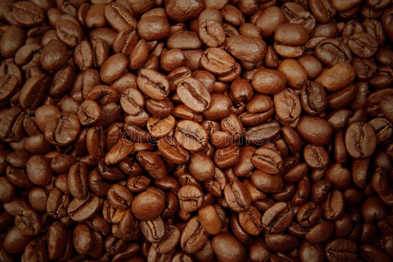 Roasted Coffee Beans Detail Stock Photo Image of fresh, freshness
