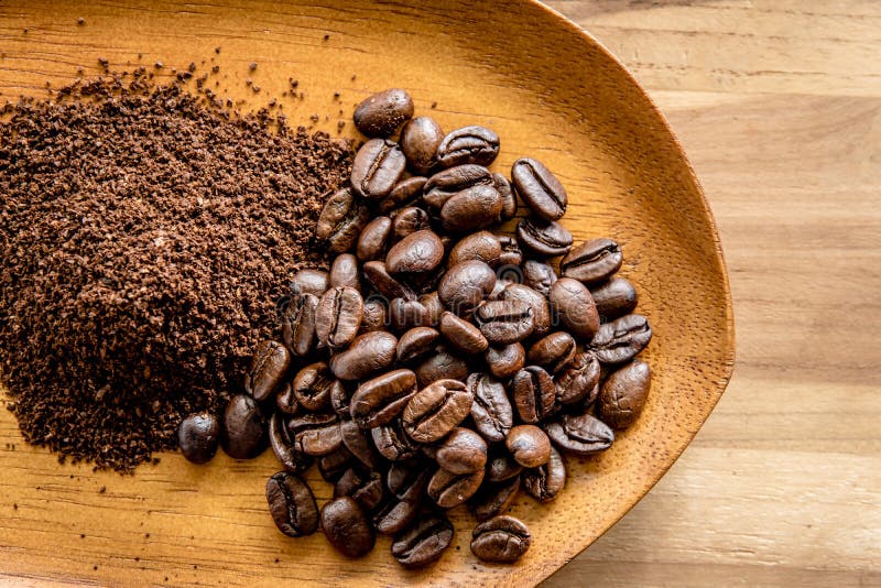 Roasted coffee beans stock photo. Image of beans, commodity 96009586