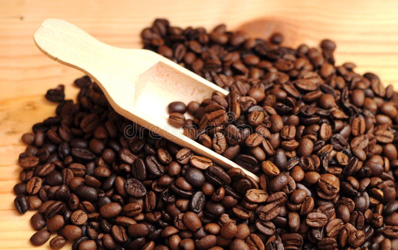 Roasted coffee stock image. Image of beans, shinny, addiction 33423275