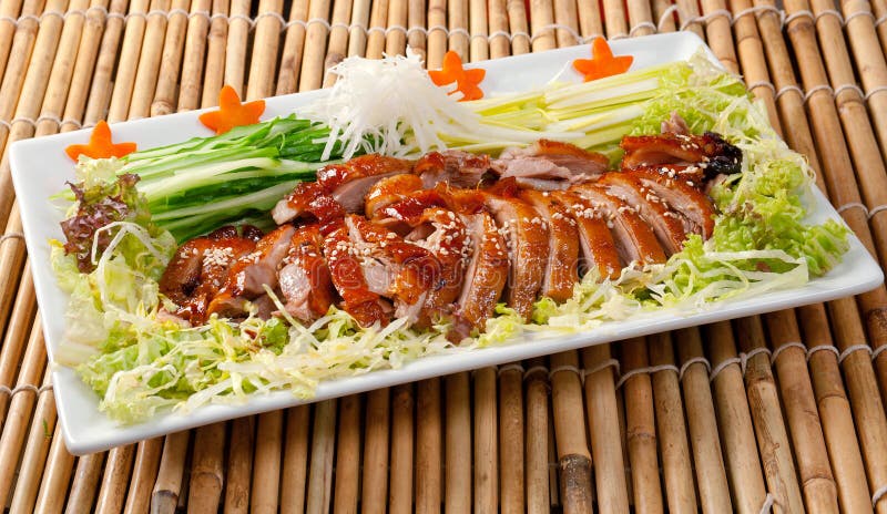 Roasted Duck, Chinese Style Stock Image - Image of marinated, grill ...