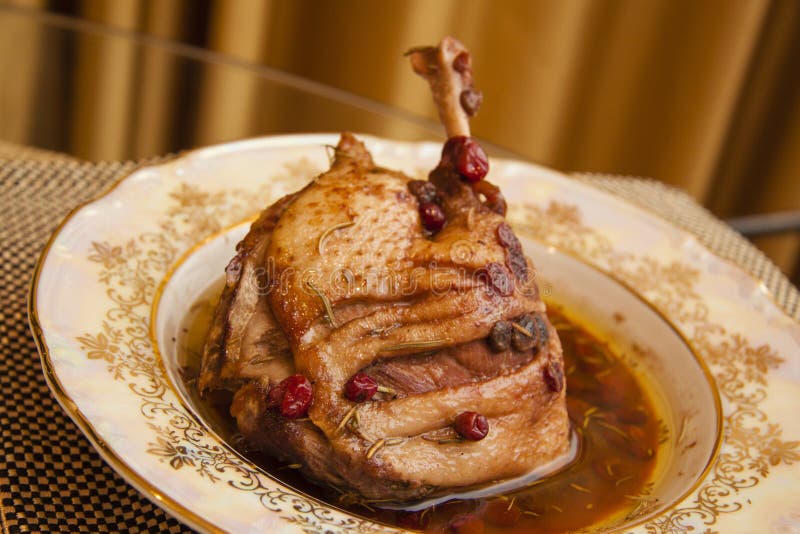 Roast duck leg stock photo. Image of peking, orient, cuisine 11070236