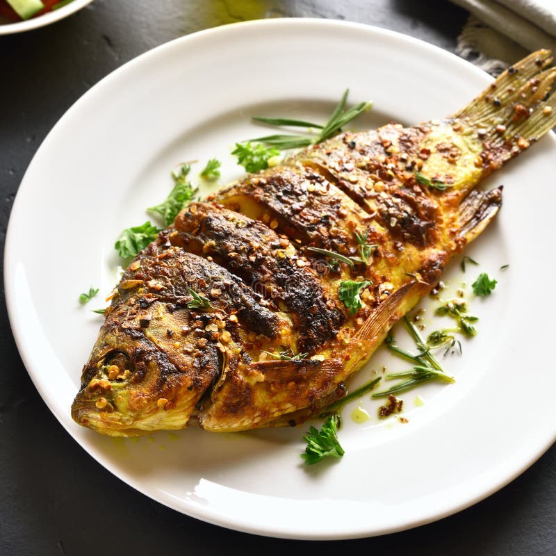 Roasted Fish On The Plate Stock Image Image Of Canary 22869077 roasted-fish-on-the-plate-stock-image-image-of-canary-22869077