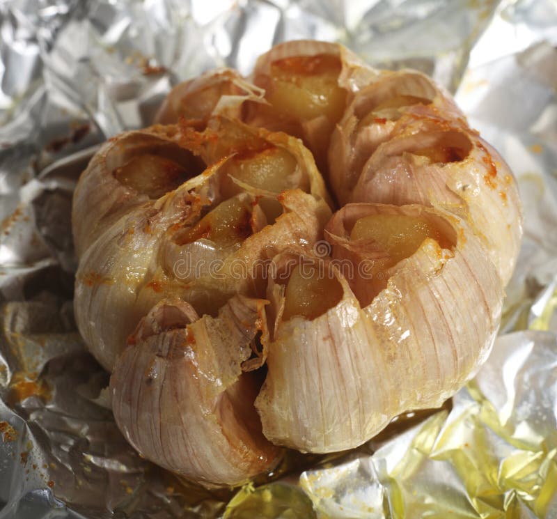 Roasted Garlic stock photo. Image of roasted, flavor, produce 5055826