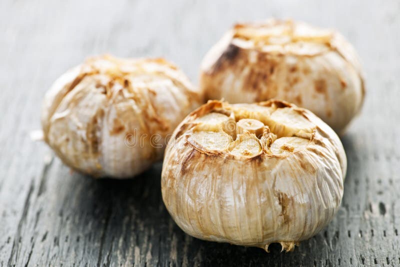Roasted Garlic stock photo. Image of roasted, flavor, produce 5055826