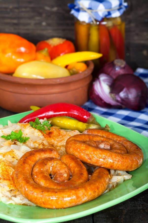 Roasted German Style Sausages Stock Photo Image of roast, bavaria