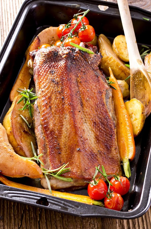 Roasted Goose stock image. Image of glazed, cuisine, cooked 43558395