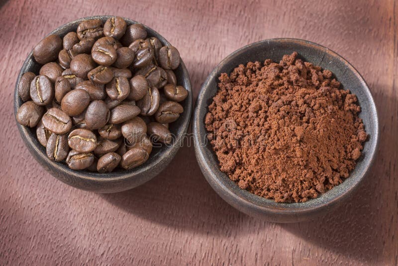 Roasted and ground coffee stock photo. Image of drink 108486178