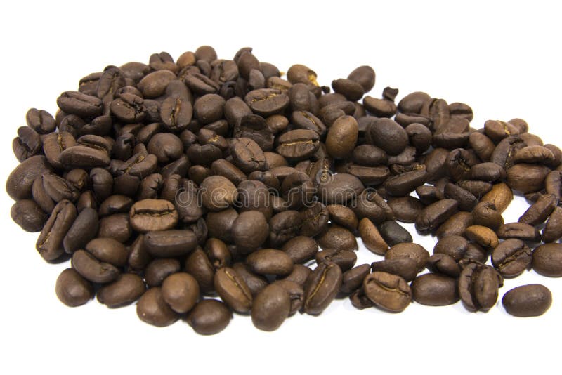 Roasted Mocha Coffee Beans Closeup Photo Stock Photo Image of bean