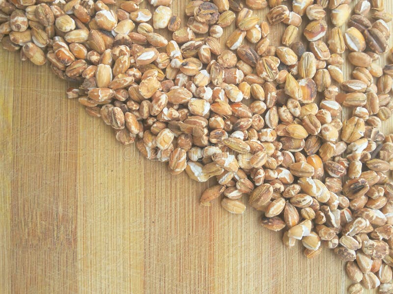 Roasted oat grain corner stock photo. Image of close 70375476