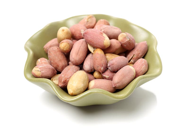 Roasted Peanuts in a bowl stock photo. Image of food 22296806