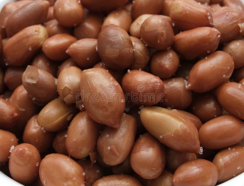 Roasted peanuts with salt stock image. Image of peanuts 12823917