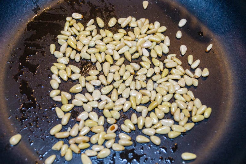 Roasted pine nuts stock image. Image of food, diet, dinner 142791433