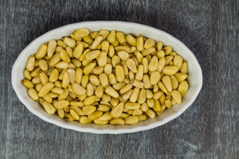 Roasted pine nuts stock image. Image of organic, dinner 142791475