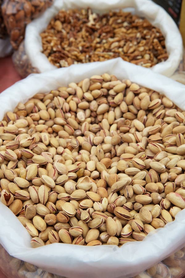 Roasted pistachio nuts stock image. Image of seasoning 13464671