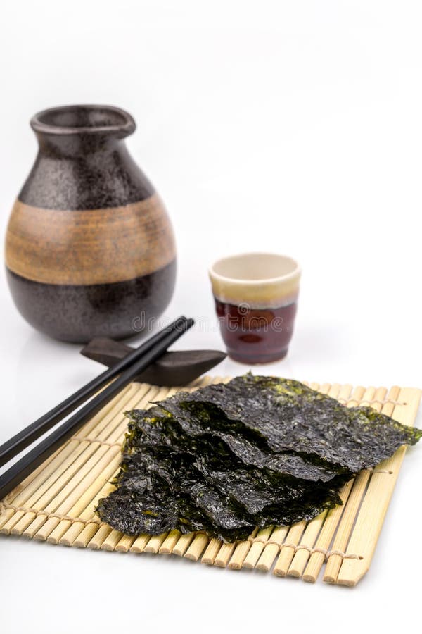 Roasted seaweed snack stock photo. Image of east, nature 76762594