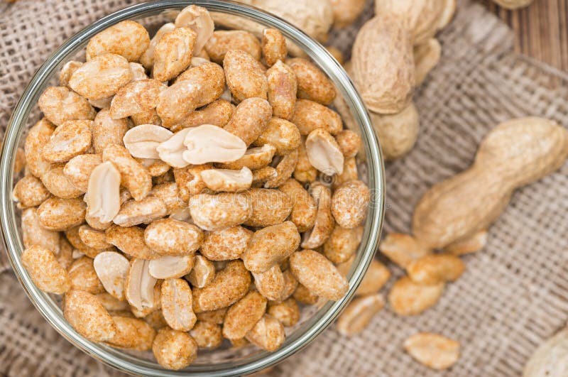 Roasted Spicy Peanuts stock image. Image of peanuts, copyspace 47309443