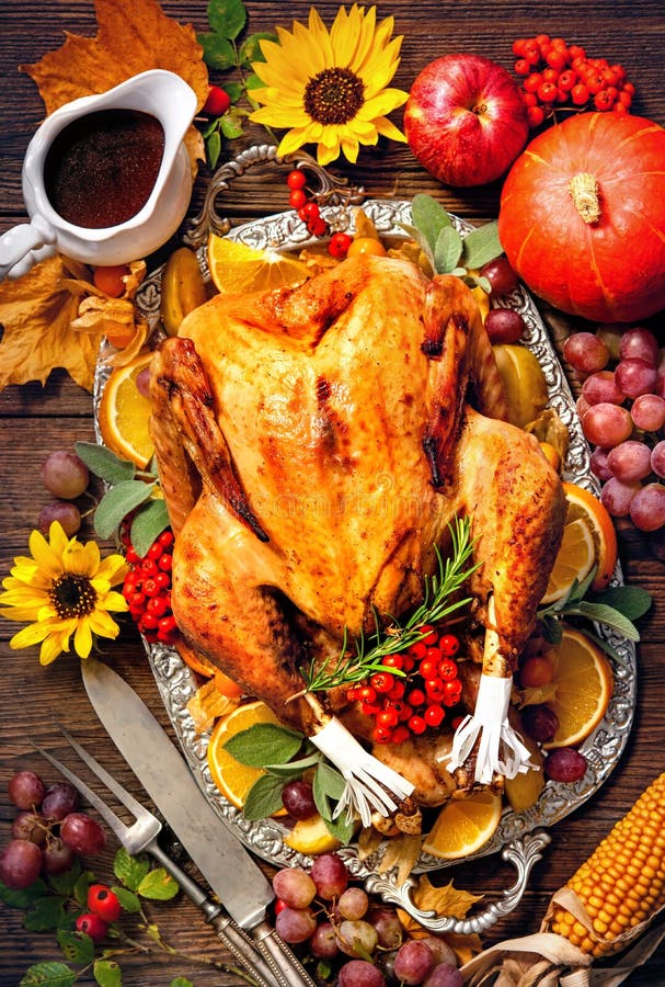 Roasted Thanksgiving Turkey Stock Image - Image of brown, celebrate ...