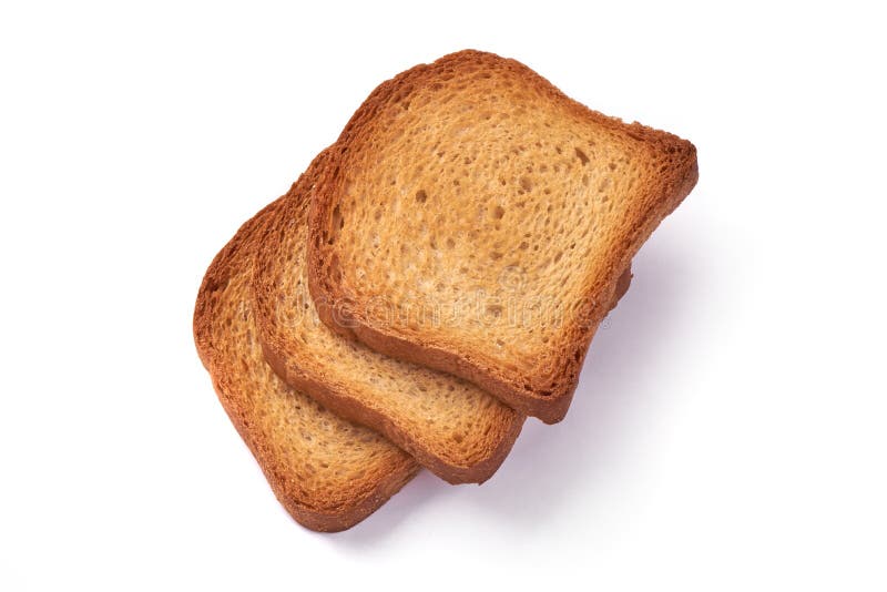 Roasted Toast Bread, Isolated on White Background. Stock Image Image of loaf, food 122853369