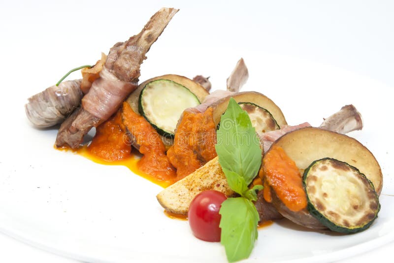 Roasted veal rib stock photo. Image of cuisine, closeup 40723696