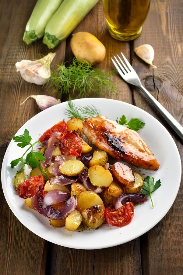 30 Of the Best Ideas for Roasted Chicken Breast and Vegetables Best