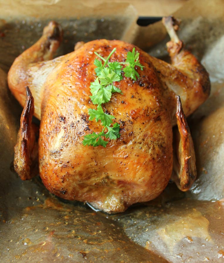 Roasted whole chicken stock photo. Image of chicken, meat 34278540