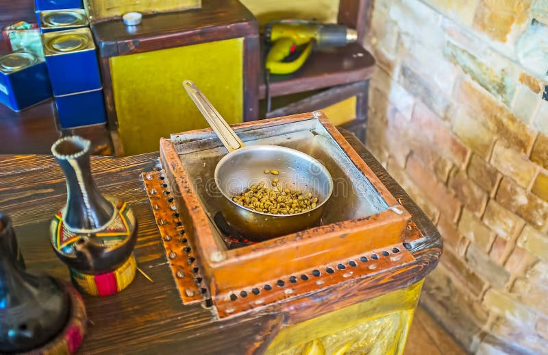 The Roasting of Coffee Beans Stock Image Image of cook, drink 98385283