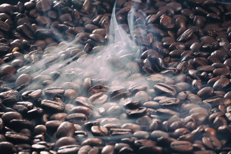 Coffee beans roasting stock vector. Illustration of grind 55835411