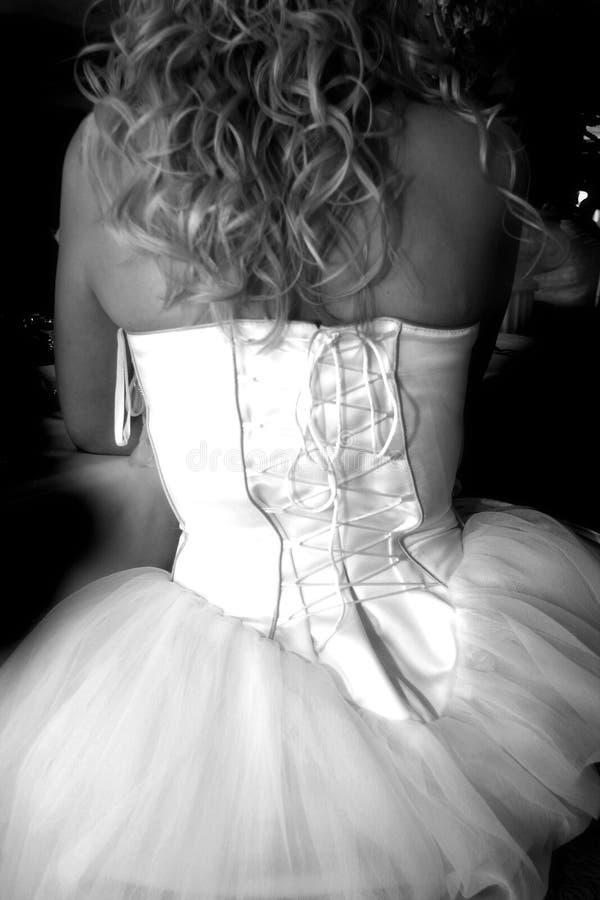 Robe de mariage chique image libre de droits Robe de mariage chique image libre de droits