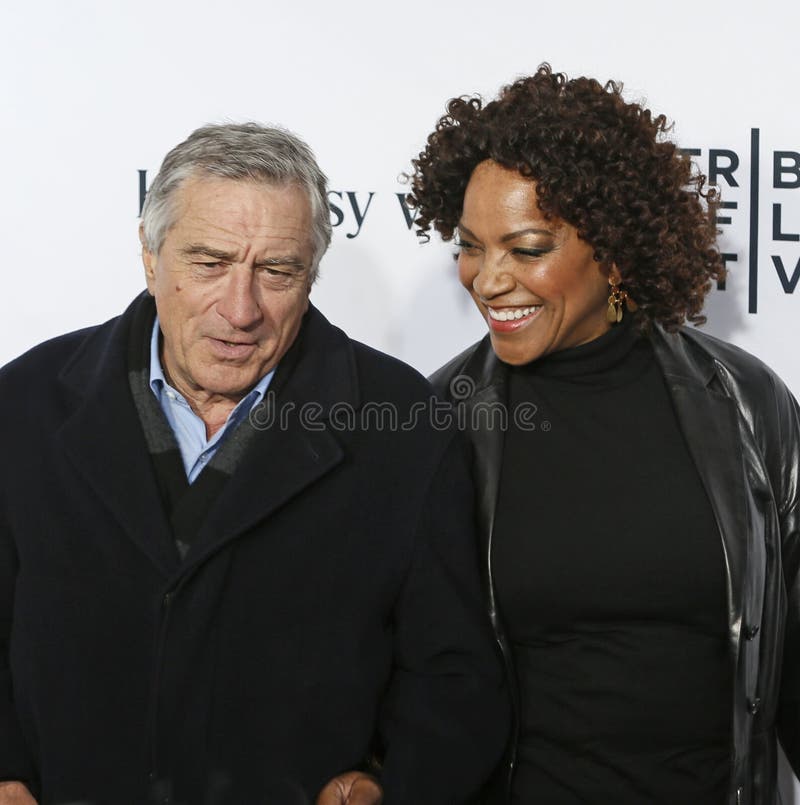 Robert De Niro and Grace Hightower at 2014 Tribeca Film Festival