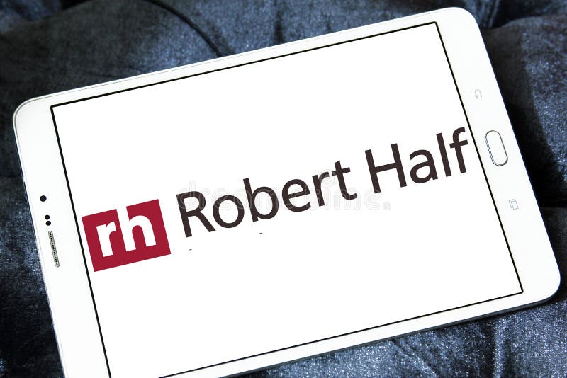 Robert Half InternationalFirmenlogo Redaktionelles Bild Bild von