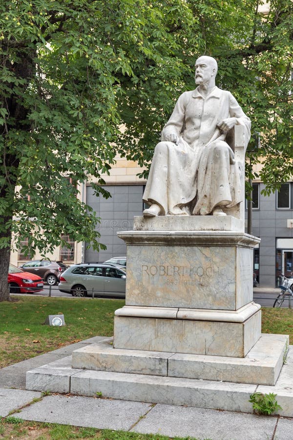 A monument devoted to Robert Koch, who was a German physician and microbiologist. Berlin, Germany. A monument devoted to Robert Koch, who was a German physician and microbiologist. Berlin, Germany.