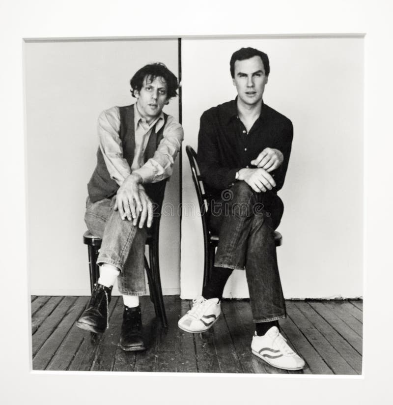 Robert Mapplethorpe Exhibition no museu de Guggenheim foto de stock Robert Mapplethorpe Exhibition no museu de Guggenheim foto de stock