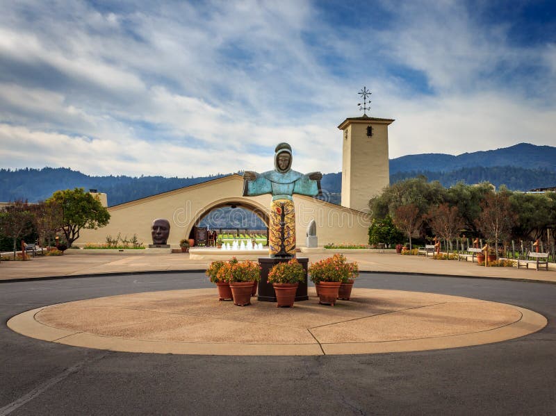 Robert Mondavi Winery Napa, Californië stock fotografie Robert Mondavi Winery Napa, Californië stock fotografie