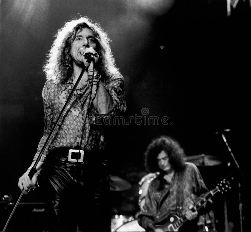 Robert Plant, Jimmy Page & Kwiecień 9 Erick L -, 1995, Boston ogród - johnston